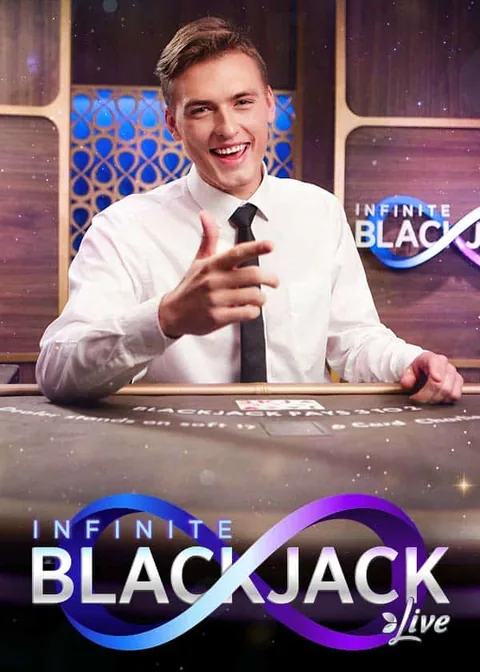 Offizielles Spielbild Infinite Blackjack von Evolution Gaming